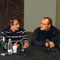 Filmproduzent Sven Wegner und Politaktivist Patrique Stach